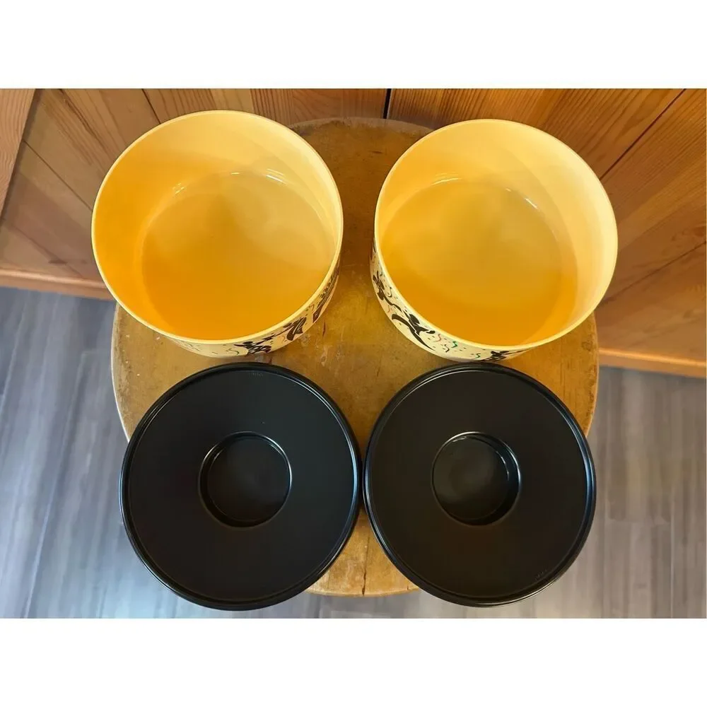 Vintage Tupperware Black Americana Memorabilia African Reggae bowls celebrate (8